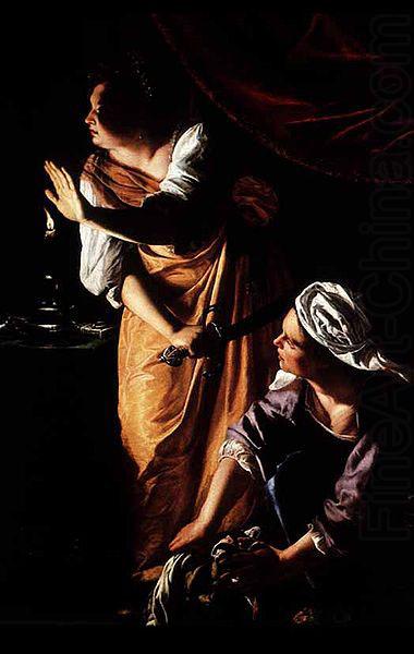 Artemisia gentileschi Judith and Her Maidservant with the Head of Holofernes, china oil painting image